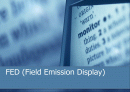 FED(Field Emission Display)의 동작원리 및 구조와 기술, 그리고 앞으로의 전망에 대하여 1페이지