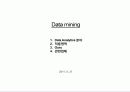 데이터마이닝(Data mining) 분야조사 1페이지