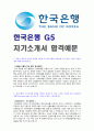 (2019년 한국은행 자기소개서) 한국은행 G5 자기소개서 합격자 예문 + 연봉정보 [BEST 한국은행자기소개서 채용정보/한국은행자소서 합격샘플/한국은행자기소개서 지원동기 취업자료]  1페이지