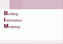 BIM(Building Information Modeling)활용 및 적용사례 1페이지