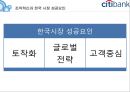 CITY BANK 조직혁신 - 시티은행,금융시장,한국시장진출사례.PPT자료 12페이지