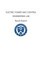 연세대학교 전력 및 제어공학실험 제어실험 5주차 ELECTRIC POWER AND CONTROL ENGINEERING LAB Result-Report 1페이지