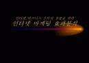 인터넷 비즈니스 수익성 창출을 위한 인터넷 마케팅 효과분석 1페이지
