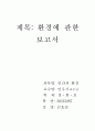 환경에 관하여 1페이지