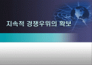 지속적 경쟁우위의 확보 1페이지