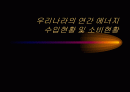 연간 우리나라의 에너지 수입과 사용 실태 1페이지
