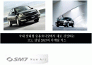 국내 중대형 승용차시장에서 새로 진입하는 르노 삼성 SM7의 마케팅 믹스 1페이지