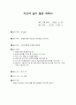 치료적 놀이 활동 보고서 1페이지