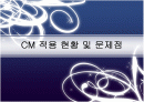 CM의 적용사례 문제점 1페이지