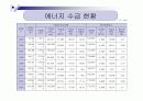 우리나라의 에너지원별 년도별 현황, 수급과 전망을 도표를 곁들여 쓰시오. 12페이지