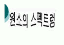 일반화학)원소의 스펙트럼 발표-파워포인트 자료 1페이지