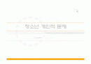 [청소년교육개론]청소년 개인적 문제에 관한 청소년기 이론, 문제 , 특징 분석 정리 1페이지