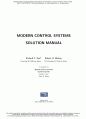[Solution] Modern Control Systems 11th Ed Richard C.Dorf & Robert H.Bishop 솔루션 1페이지