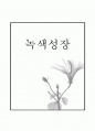녹색성장의 배경과 사례 및 경제에 미치는 영향 향후 전망 1페이지