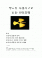 방사능 누출사고로 인한 환경오염 1페이지