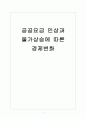 [인플레현상]공공요금 인상과 물가상승에 따른 경제변화 1페이지