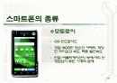스마트폰  운영체제와  스마트폰의 종류 16페이지