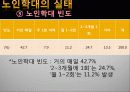노인 학대와 예방 발표 자료 ppt 입니다.  13페이지