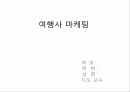 [관광] 여행사 마케팅 1페이지