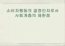 소비자행동의 결정인자로서 사회계층의 제한점 1페이지