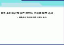 샴푸 소비증가에 따른 브랜드 인식에 대한 조사 1페이지