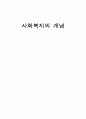 사회복지의 개념을 한정짓는 기준 1페이지