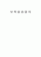 보육실습일지 1페이지