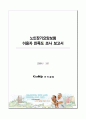 장기요양 재가서비스 이용 만족도 조사 1페이지