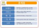 맥도날드,마케팅,브랜드,브랜드마케팅,기업,서비스마케팅,글로벌,경영,시장,사례,swot,stp,4p 12페이지
