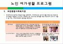 노인과 여가,마케팅,브랜드,브랜드마케팅,기업,서비스마케팅,글로벌,경영,시장,사례,swot,stp,4p 22페이지