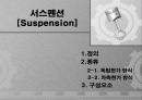 자동차 현가장치 서스펜션 (Suspension) 1페이지
