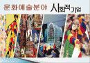 사회적 기업의 정의, 문화를 이용한 지역개발, 문화자원 개발, 경제적 효과, 문제점, 활성화를 위한 정책 방안, 전략, 기업 사례, 특징, 관리, 역할, 시사점 5페이지