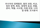 러시아의 경제발전, 발전 과정, 비교, 정부 정책, 특징, 경제적 효과, 현황, 관리, 역할, 시사점, 미래 전망, 나아갈 방향, 조사분석 1페이지