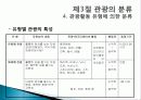 관광의 어원, 개념, 관광객, 관광자의 개념, 관광과의 유사개념, 여가, 레크레이션 비교 분석, 관광 구성요소, 학문적 성격, 관광구조 3체계론, 특징, 종류, 전망 35페이지
