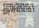 음식문화와 성문화, 문화 관광, 각국의 음식문화와 성문화, 우리나라 음식문화와 성문화, 향후 발전 마케팅, 특징, 현황, 관리, 역할, 사례, 시사점, 조사분석 1페이지