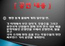 한국의 공연문화, 세계의 축제 및 공연, 공연내용, 중점, 장소의 조건, 등장인물, 공연시놉, 공연을 마치며, 특징, 관리, 역할, 기법, 시사점 3페이지