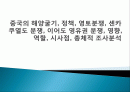 중국의 해양굴기, 정책, 영토분쟁, 센카쿠열도 분쟁, 이어도 영유권 분쟁, 영향, 역할, 시사점, 총체적 조사분석 1페이지