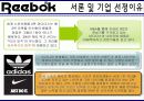 [리복 마케팅전략]/스포츠 브랜드시장환경분석/외부,내부분석/산업구조분석/자사분석/성공요인/경쟁사(나이키,아디다스,휠라)/SWOT/STP/4P 분석/PLC분석 4페이지
