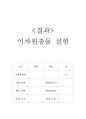 2차원충돌 실험 결과 보고서 1페이지
