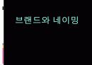 브랜드와 네이밍.PPT자료 1페이지