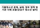 가출청소년 문제, 실태, 정부 정책 및 기관 사례 (강남구 청소년 쉼터) 1페이지