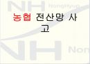 농협 전산망 사고.PPT자료 1페이지