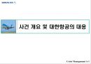 대한항공위기관리,리스크관리,마케팅,브랜드,브랜드마케팅,기업,서비스마케팅,글로벌,경영,시장,사례,swot,stp,4p.PPT자료 6페이지