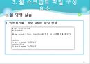 유닉스- 13. 콘 쉘 프로그래밍 (1. 쉘 스크립트 & 2. 쉘 변수 사용하기).ppt 16페이지