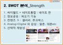 (2011) sk컴즈 싸이월드 swot, 재무분석, 발전방향제시.ppt 6페이지