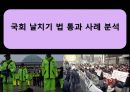  국회 날치기 법 통과 사례 분석 1페이지