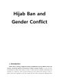 Hijab Ban and Gender Conflict 1페이지