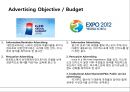 G20와 여수세계박람회 광고 사례비교 (행사개요, Objective, Budget, Message Decision, Media Decision 비교, Evaluation).PPT자료 4페이지