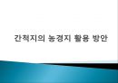 간척지의 농경지 활용 방안 1페이지