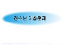 청소년 가출의 문제점과 해결방안(가출청소년) PPT 파워포인트 1페이지